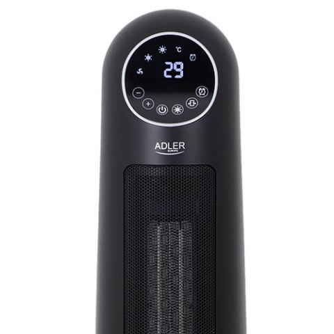 Adler Termowentylator kolumnowy ceramiczny LCD z pilotem + Timer