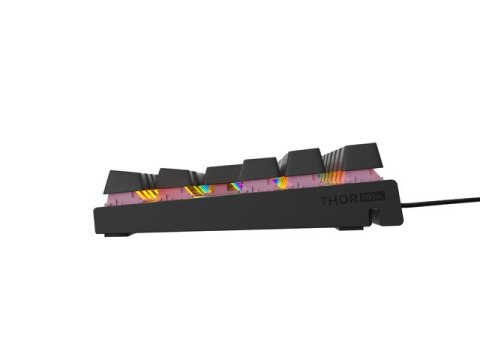 KLAWIATURA DLA GRACZY GENESIS THOR 303 TKL DE PODŚWIETLENIE RGB MECHANICZNA SILENT SWITCH CZARNA HOT KLAWIATURA DLA GRACZY GENESIS THOR 303 TKL DE PODŚWIETLENIE RGB MECHANICZNA SILENT SWITCH CZARNA HOT
