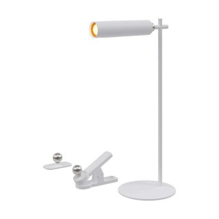 Lampka Biurkowa V-TAC 4w1 37cm Kinkiet Klips Latarka 3W LED Biała VT-7413 4000K 300lm