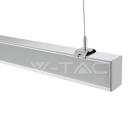 Oprawa V-TAC LED Linear SAMSUNG CHIP 40W Natynk/Zwieszana Do łączenia Srebrna 0-10V 120cm VT-7-43 4000K 3400lm 5 Lat Gwarancji