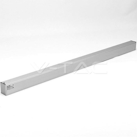 Oprawa V-TAC LED Linear SAMSUNG CHIP 40W Natynk/Zwieszana Do łączenia Srebrna 0-10V 120cm VT-7-43 4000K 3400lm 5 Lat Gwarancji