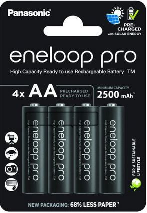 Panasonic Eneloop Pro Akumulatory R6 AA 2500mAh 4 sztuki blister