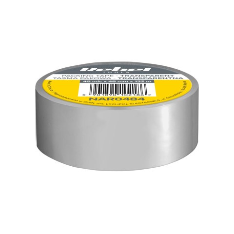 Taśma pakowa transparentna REBEL (45mic x 48 mm x 132 m) Taśma pakowa transparentna REBEL (45mic x 48 mm x 132 m)