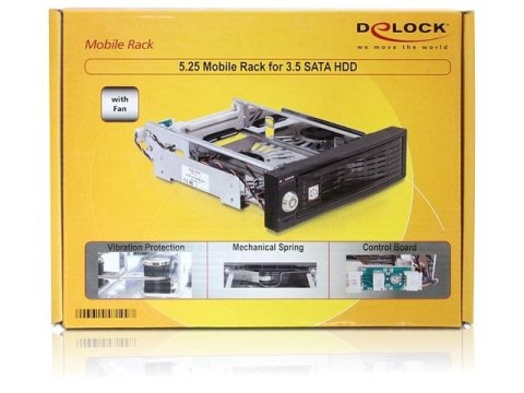 KIESZEŃ WEWNĘTRZNA DELOCK HDD 3.5" SATA KIESZEŃ WEWNĘTRZNA DELOCK HDD 3.5" SATA