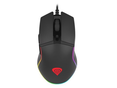 MYSZ DLA GRACZY GENESIS KRYPTON 220 6400DPI RGB CZARNA GAMINGOWA PROGRAMOWALNA (PO TESTACH)