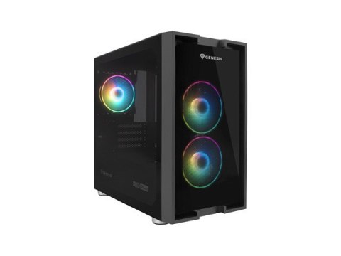 OBUDOWA GENESIS IRID 353 ARGB MATX MINI TOWER Z OKNEM CZARNA (USZKODZONE OPAKOWANIE) OBUDOWA GENESIS IRID 353 ARGB MATX MINI TOWER Z OKNEM CZARNA (USZKODZONE OPAKOWANIE)