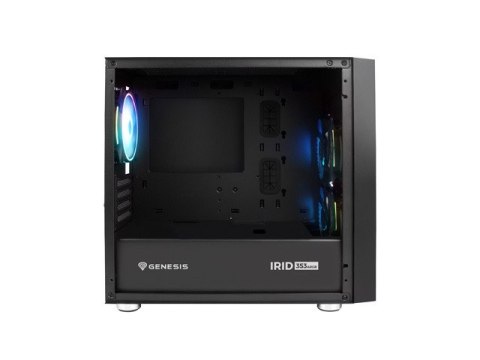 OBUDOWA GENESIS IRID 353 ARGB MATX MINI TOWER Z OKNEM CZARNA (USZKODZONE OPAKOWANIE) OBUDOWA GENESIS IRID 353 ARGB MATX MINI TOWER Z OKNEM CZARNA (USZKODZONE OPAKOWANIE)