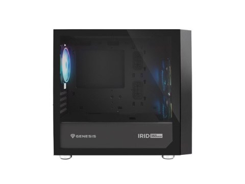 OBUDOWA GENESIS IRID 353 ARGB MATX MINI TOWER Z OKNEM CZARNA (USZKODZONE OPAKOWANIE) OBUDOWA GENESIS IRID 353 ARGB MATX MINI TOWER Z OKNEM CZARNA (USZKODZONE OPAKOWANIE)