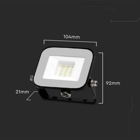 Projektor LED V-TAC 10W SAMSUNG CHIP PRO-S Czarny VT-44010 6500K 735lm Projektor LED V-TAC 10W SAMSUNG CHIP PRO-S Czarny VT-44010 6500K 735lm