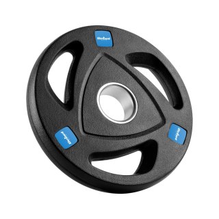 Obciążenie żeliwne olimpijskie gumowane zestaw 30kg ( 8x1.25kg + 4x2.5kg + 2x5kg ), otwór 51mm , REBEL ACTIVE