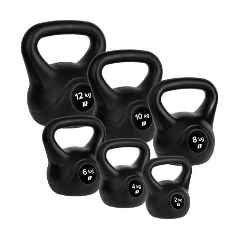 Kettlebell bitumiczny 2 kg REBEL ACTIVE Kettlebell bitumiczny 2 kg REBEL ACTIVE