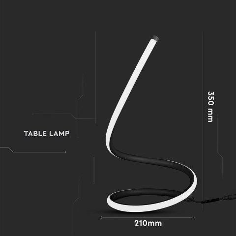 Lampka LED V-TAC Gięty Czarny Profil 20W 35cm VT-7312-B-N 3000K 1840lm 3 Lata Gwarancji Lampka LED V-TAC Gięty Czarny Profil 20W 35cm VT-7312-B-N 3000K 1840lm 3 Lata Gwarancji