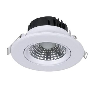 Oczko 5W LED V-TAC Downlight Okrągły Regulowany Kąt Białe VT-1100 4000K 350lm