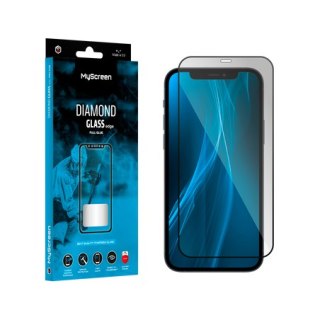 Szkło ochronne MyScreen DIAMOND GLASS LITE edge FULL GLUE czarne Apple iPhone 12 Pro Max 6.7"