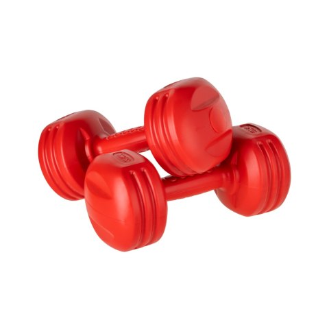 Zestaw hantelek bitumicznych 20kg ( 2x1kg + 2x2kg + 2x3kg + 2x4kg ) , REBEL ACTIVE Zestaw hantelek bitumicznych 20kg ( 2x1kg + 2x2kg + 2x3kg + 2x4kg ) , REBEL ACTIVE