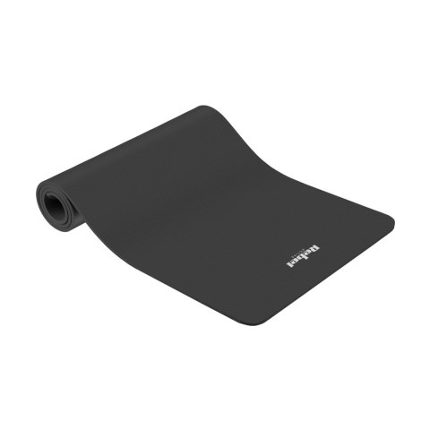 Mata gimnastyczna do ćwiczeń joga, pilates, fitness, 183x61cm, grubość 6mm, materiał TPE, czarna, REBEL ACTIVE Mata gimnastyczna do ćwiczeń joga, pilates, fitness, 183x61cm, grubość 6mm, materiał TPE, czarna, REBEL ACTIVE