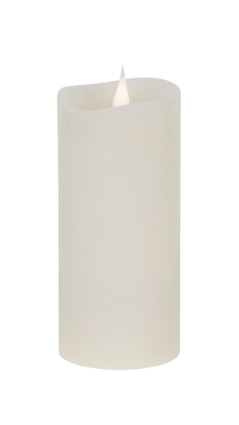 Świeca woskowa LED średnia ivory Świeca woskowa LED średnia ivory
