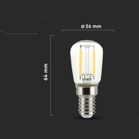 Żarówka LED V-TAC 2W Filament E14 ST26 VT-1952 4000K 200lm Żarówka LED V-TAC 2W Filament E14 ST26 VT-1952 4000K 200lm