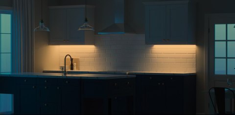Lampa LED Podszafkowa 4000K Yeelight Srebrna 60cm Lampa LED Podszafkowa 4000K Yeelight Srebrna 60cm