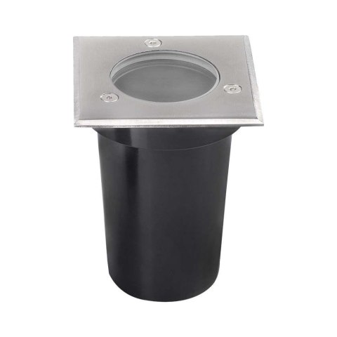 Oprawa Gruntowa Ogrodowa Najazdowa Kwadrat Stal Szczotkowana GU10 IP67 V-TAC VT-1127 Oprawa Gruntowa Ogrodowa Najazdowa Kwadrat Stal Szczotkowana GU10 IP67 V-TAC VT-1127
