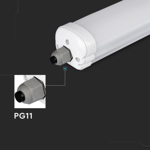 Oprawa Hermetyczna LED V-TAC SAMSUNG CHIP G-SERIES 120cm 36W 120Lm/W VT-1249 6500K 4320lm 3 Lata Gwarancji