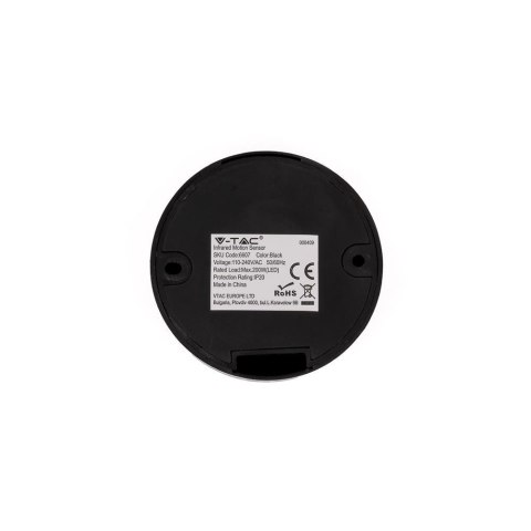 Czujnik Ruchu 360st Sufitowy fi76 Czarny V-TAC VT-8091 Czujnik Ruchu 360st Sufitowy fi76 Czarny V-TAC VT-8091