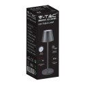 Lampka Biurkowa Nocna V-TAC 1,5W LED Ładowanie Ściemnianie IP54 Czarna VT-7997 3000K