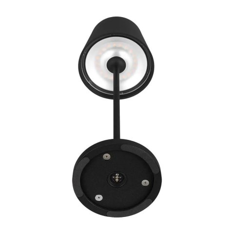 Lampka Biurkowa Nocna V-TAC 1,5W LED Ładowanie Ściemnianie IP54 Czarna VT-7997 3000K 150lm