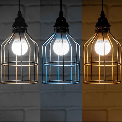 Żarówka LED V-TAC 9W E27 A60 Zmiana Koloru 3xKlik (Blister 2szt) VT-2149-B 3W1 806lm