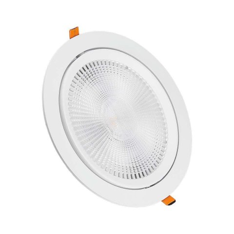 Oprawa V-TAC LED Downlight SAMSUNG CHIP 10W Ruchoma VT-2-10 4000K 1075lm 5 Lat Gwarancji