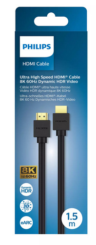 Przewód HDMI 2.1 8K eARC 1,5m Philips SWV9431/00 Przewód HDMI 2.1 8K eARC 1,5m Philips SWV9431/00