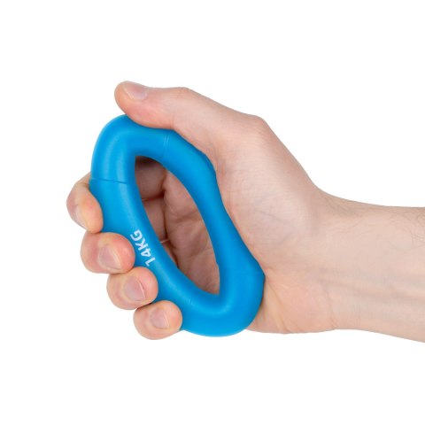 Silikonowy ściskacz do rąk do rehabilitacji rąk, 0 - 14 kg , niebieski , REBEL ACTIVE Silikonowy ściskacz do rąk do rehabilitacji rąk, 0 - 14 kg , niebieski , REBEL ACTIVE