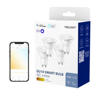 Żarówka LED GU10 WiFi Yeelight W1 Ściemnialna 4szt