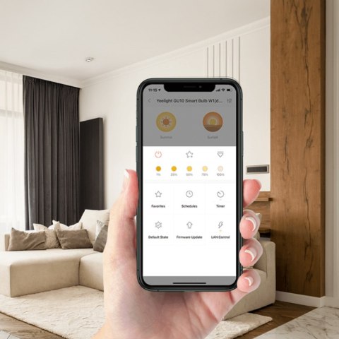 Żarówka LED GU10 WiFi Yeelight W1 Ściemnialna 4szt Żarówka LED GU10 WiFi Yeelight W1 Ściemnialna 4szt