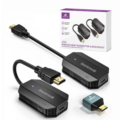 Bezprzewodowy transmiter HDMI Spacetronik SPH-W32 Bezprzewodowy transmiter HDMI Spacetronik SPH-W32