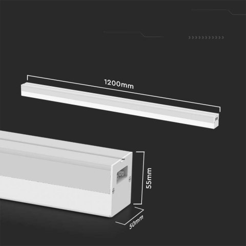 Oprawa V-TAC 40W Liniowa LINEAR LIGHT do łączenia Biała VT-4140 4000K 4300lm 3 Lata Gwarancji