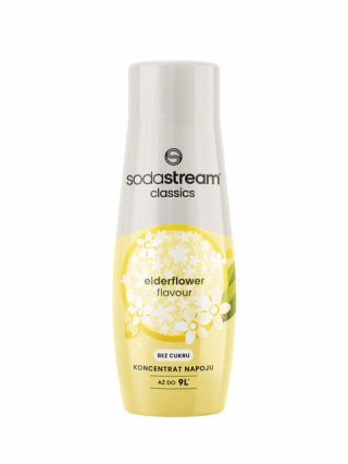 Syrop Kwiat Czarnego Bzu Elderflower Zero Cukru 440ml Sodastream