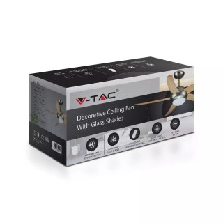 Wentylator Sufitowy V-TAC 132cm 2xE27 Pilot VT-6053-5