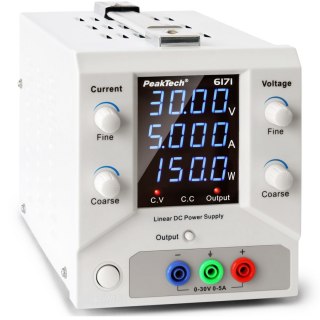 Zasilacz laboratoryjny 30V 5A PeakTech 6171