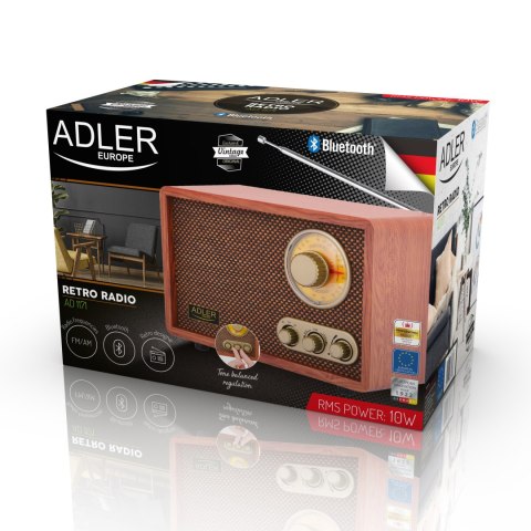 Adler Retro Radio z Bluetooth