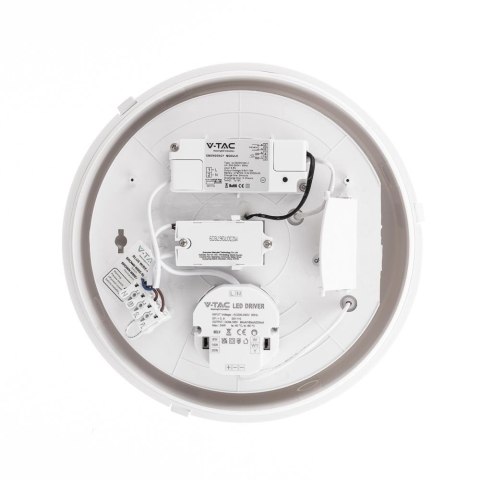 Plafon LED V-TAC Czujnik/CCT/Awaria 3godziny 8W/16W/20W SAMSUNG CHIP IP65 IK08 VT-8633 3000K-4000K-6400K 2600lm