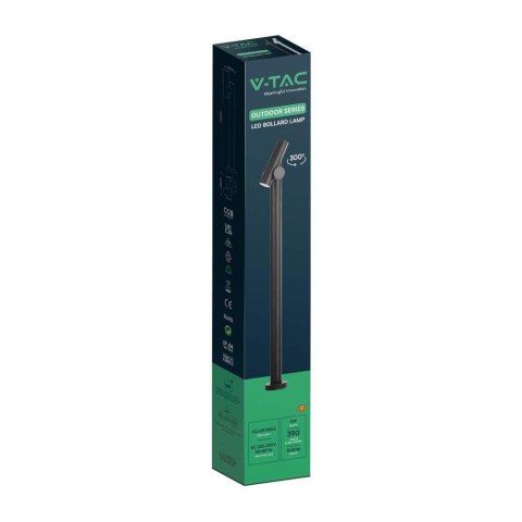 Słupek Ogrodowy V-TAC 4W LED 100CM Czarny IP44 VT-1187 3000K 390lm Słupek Ogrodowy V-TAC 4W LED 100CM Czarny IP44 VT-1187 3000K 390lm