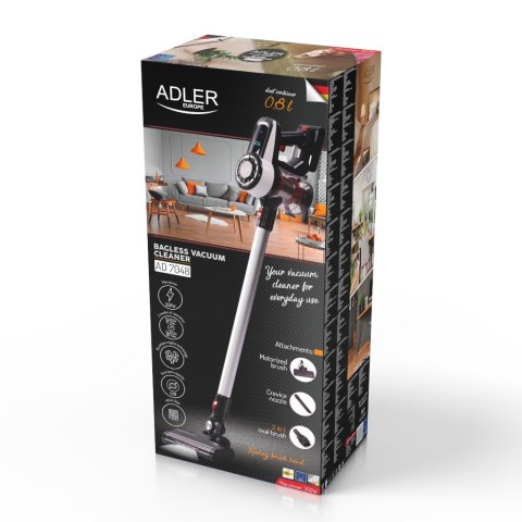 Adler Odkurzacz pionowy - Bezworkowy z bezszczotkową technologią silnika