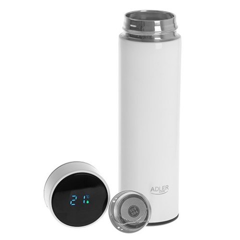 Adler Termos LED 473ml biały
