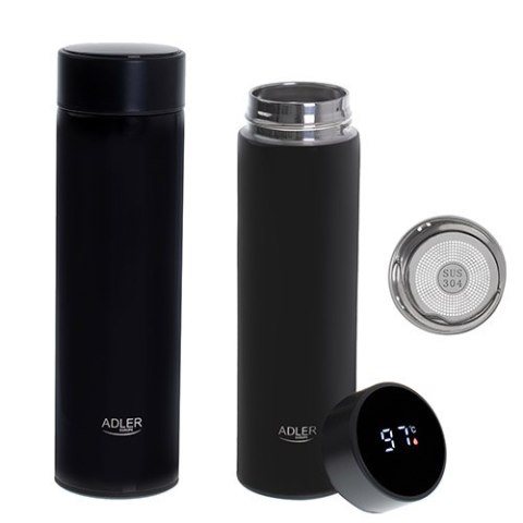Adler Termos LED 473ml czarny