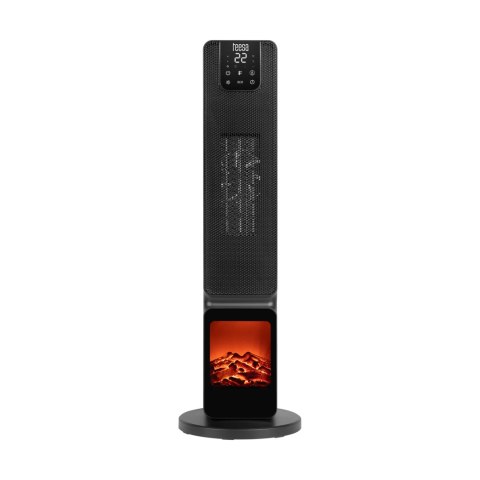 Terrmowentylator kolumnowy PTC Teesa z imitacją kominka (800/2000W)