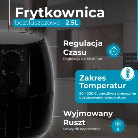 Adler Frytkownica beztłuszczowa 2,5 L - Airfryer