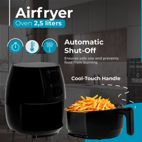 Adler Frytkownica beztłuszczowa 2,5 L - Airfryer