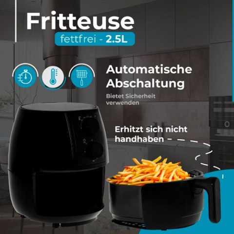 Adler Frytkownica beztłuszczowa 2,5 L - Airfryer