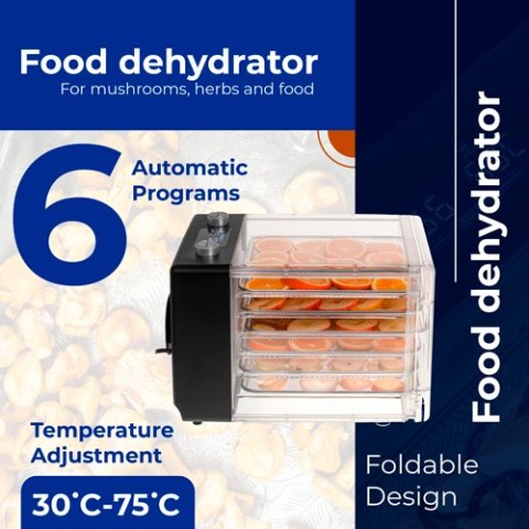 Adler Suszarka do grzybów, ziół i żywności - dehydrator Adler Suszarka do grzybów, ziół i żywności - dehydrator